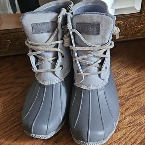 Sperry Charcoal Waterproof Boots